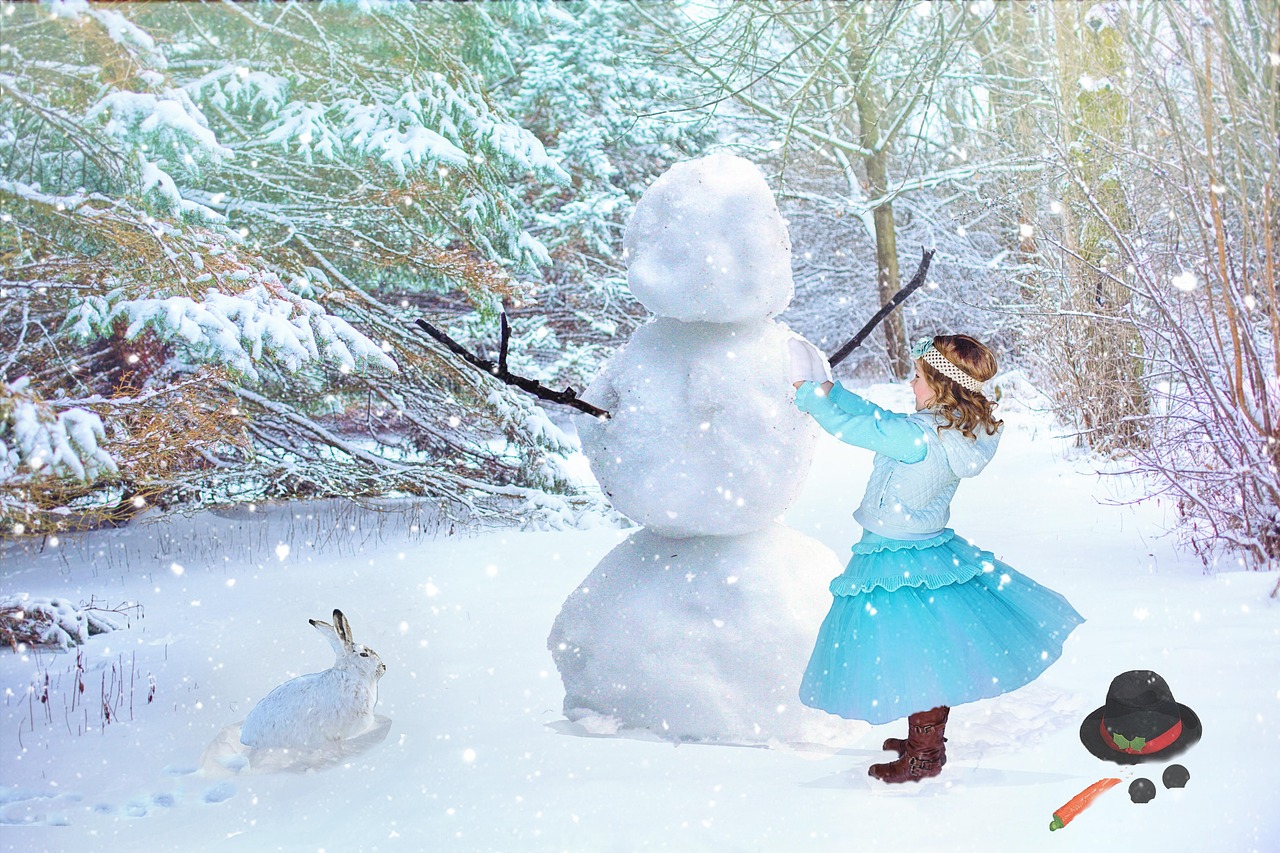 雪だるまの作り方は子供でも簡単にできるの？
